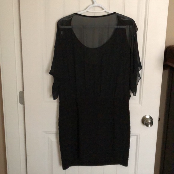 NEW Black Cold Shoulder Dress - Picture 2 of 3
